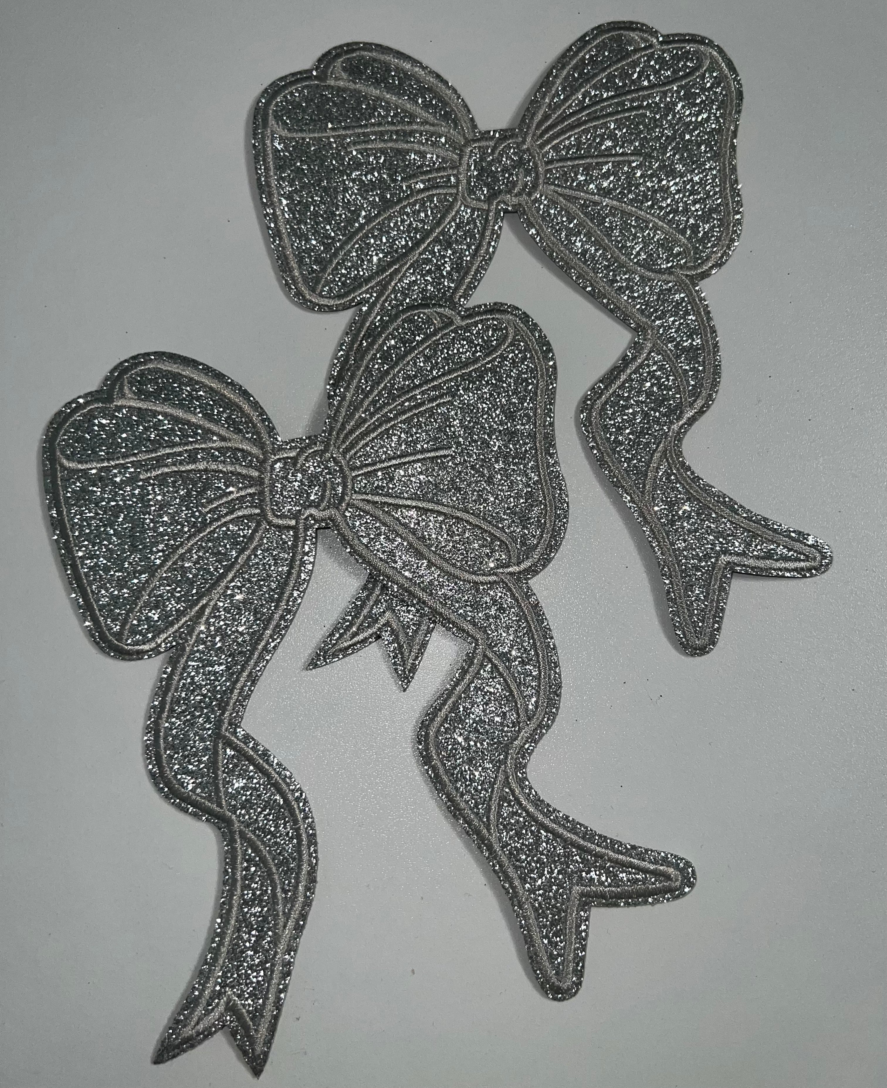Embroidered side bows