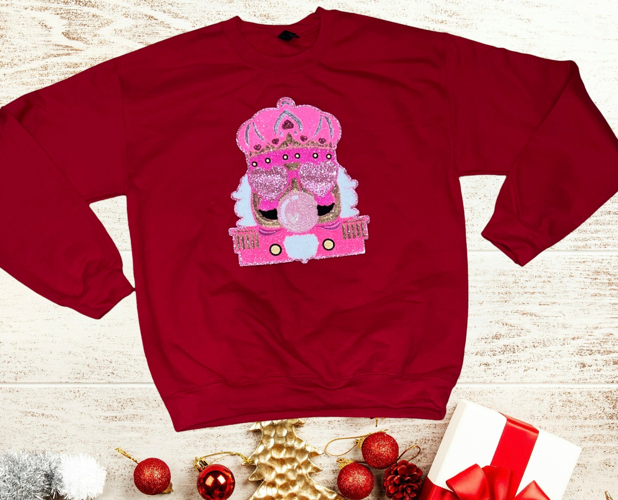 Bubblegum nutcracker crewneck