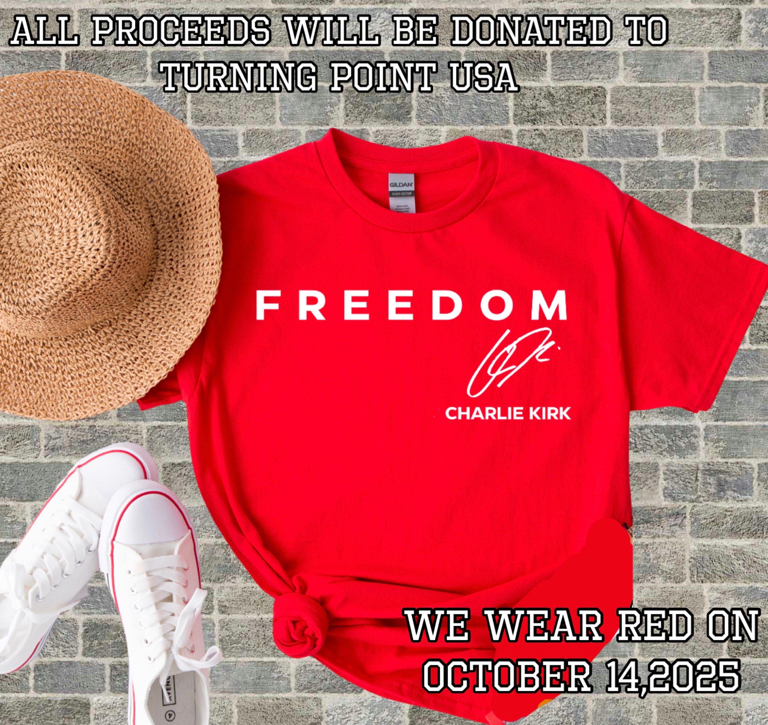 We wear red