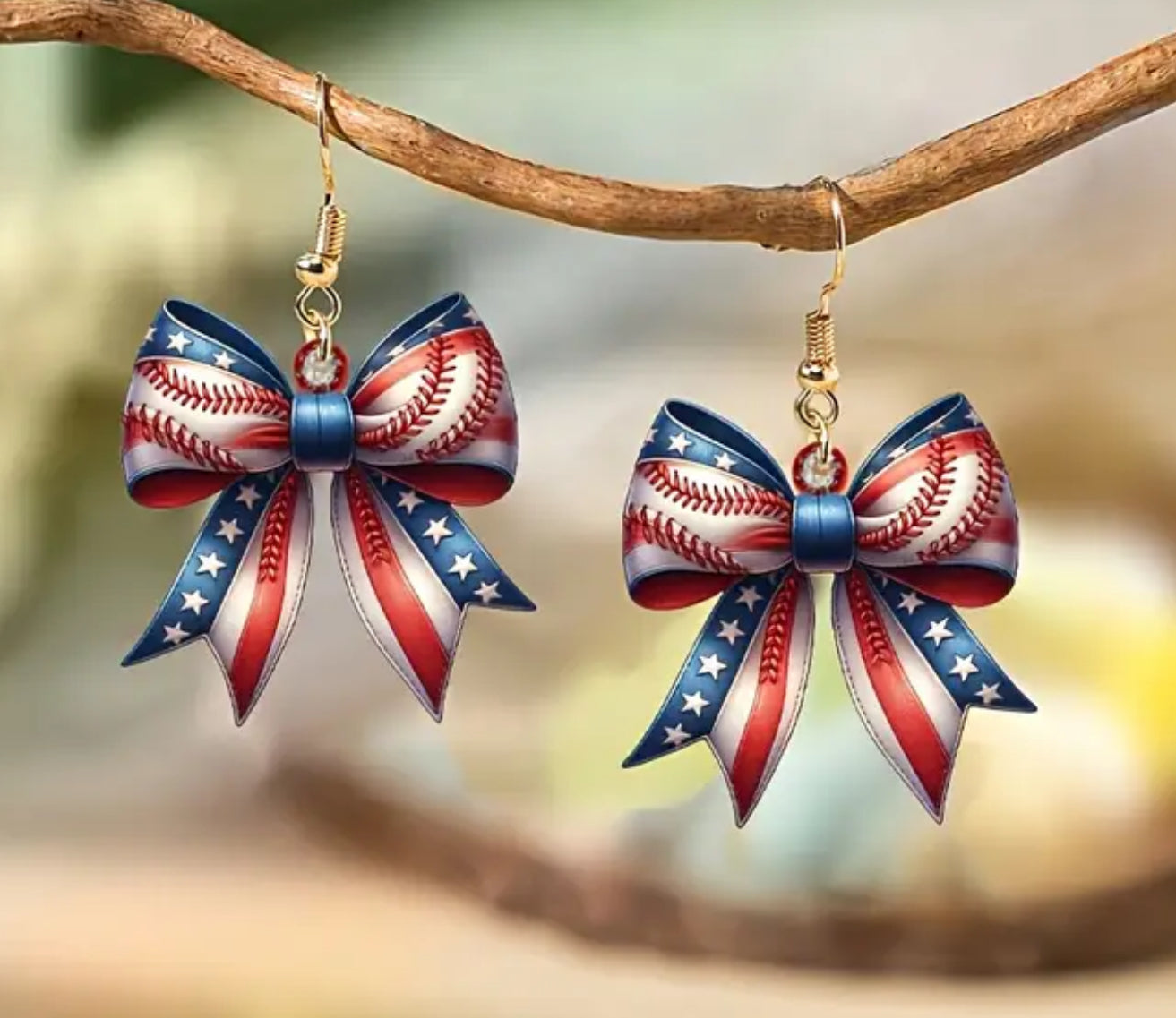 Sports inspired earrings