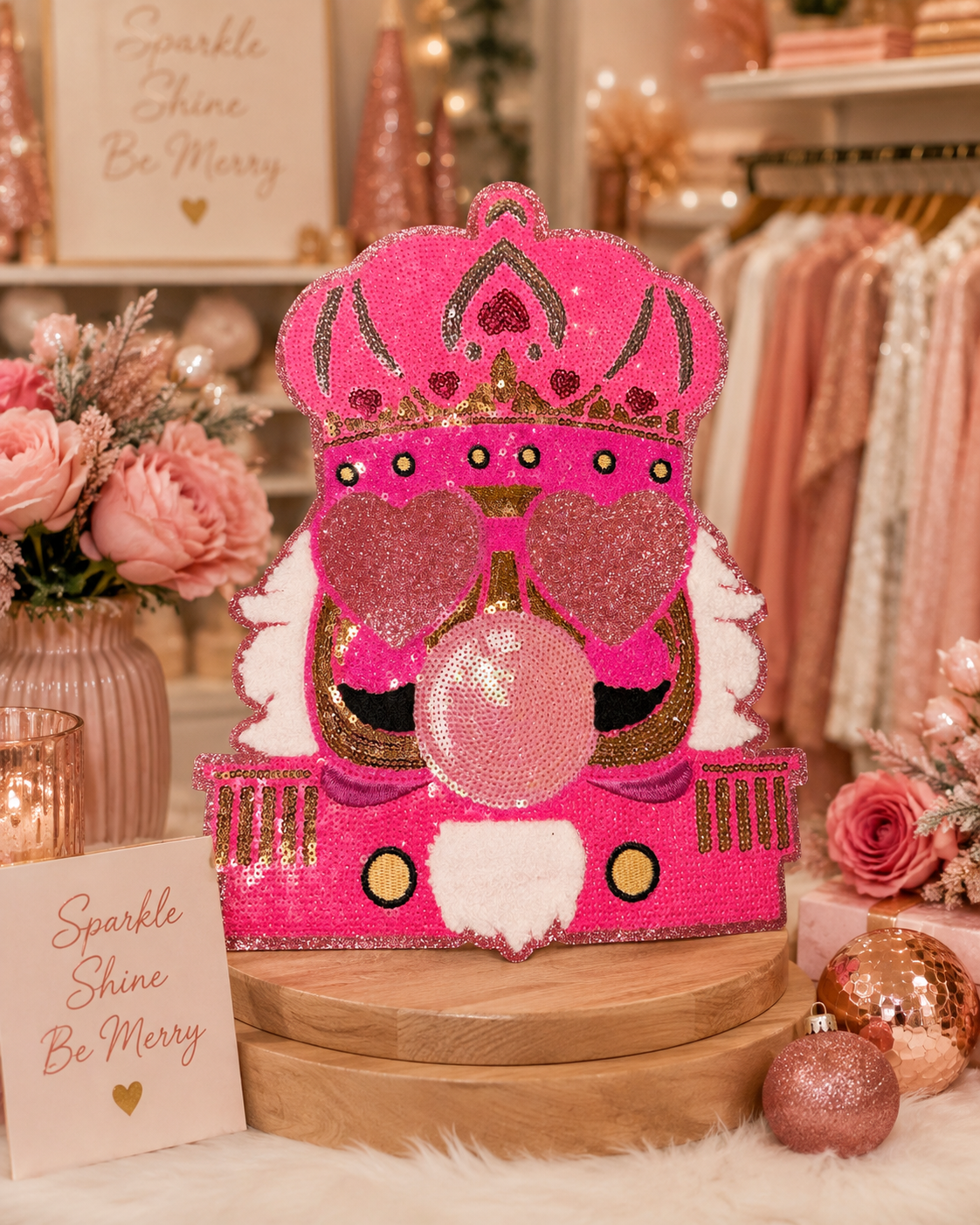 Bubble gum nutcracker