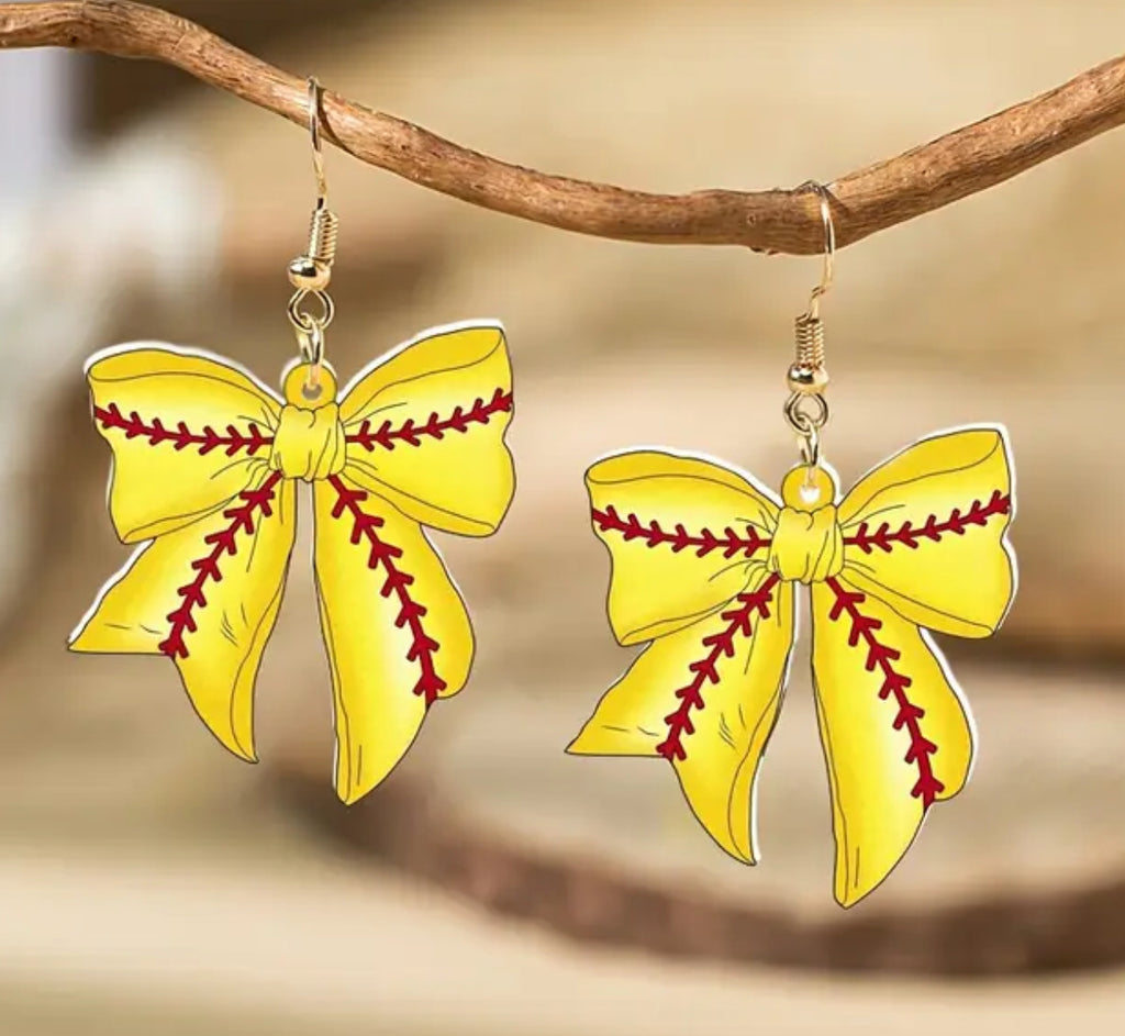 Sports inspired earrings