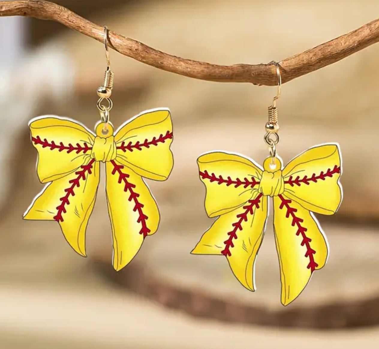 Sports inspired earrings