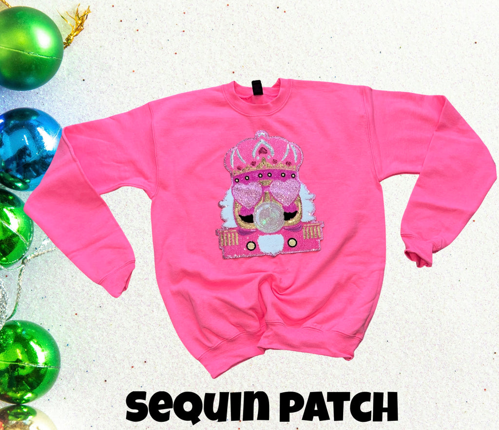 Bubblegum nutcracker crewneck