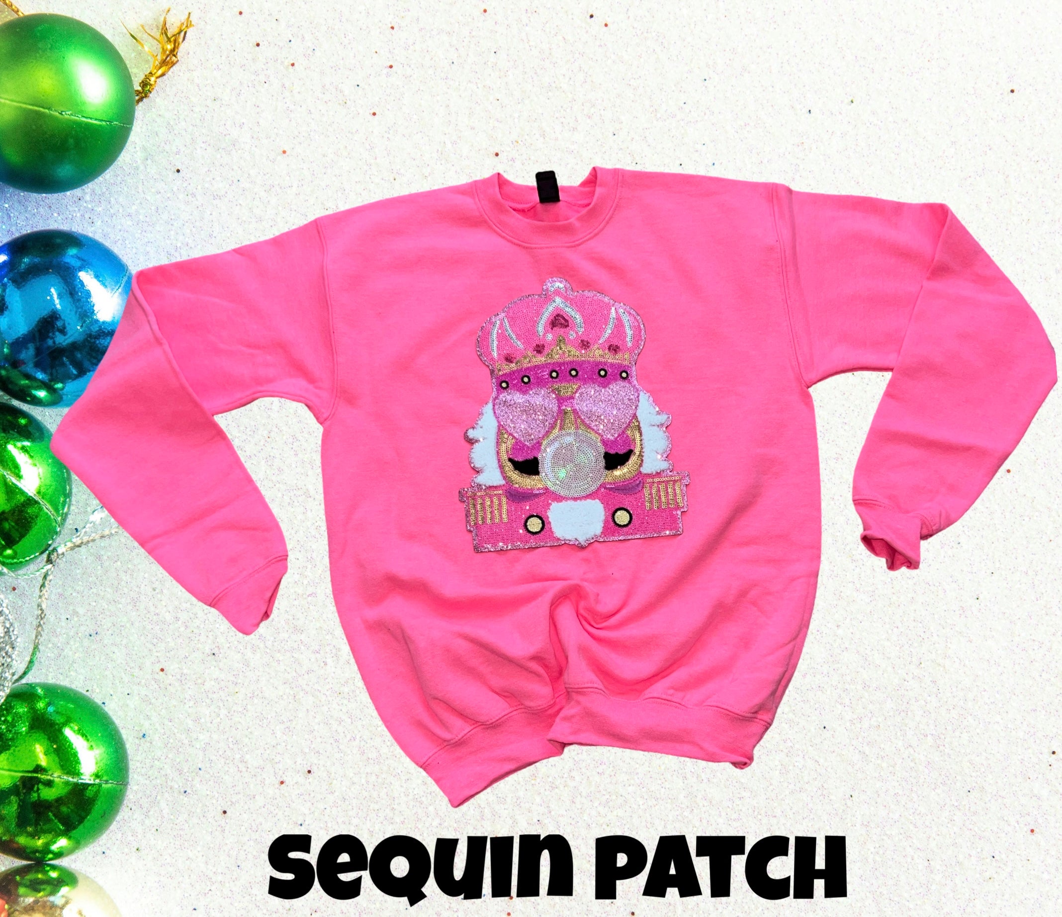 Bubblegum nutcracker crewneck