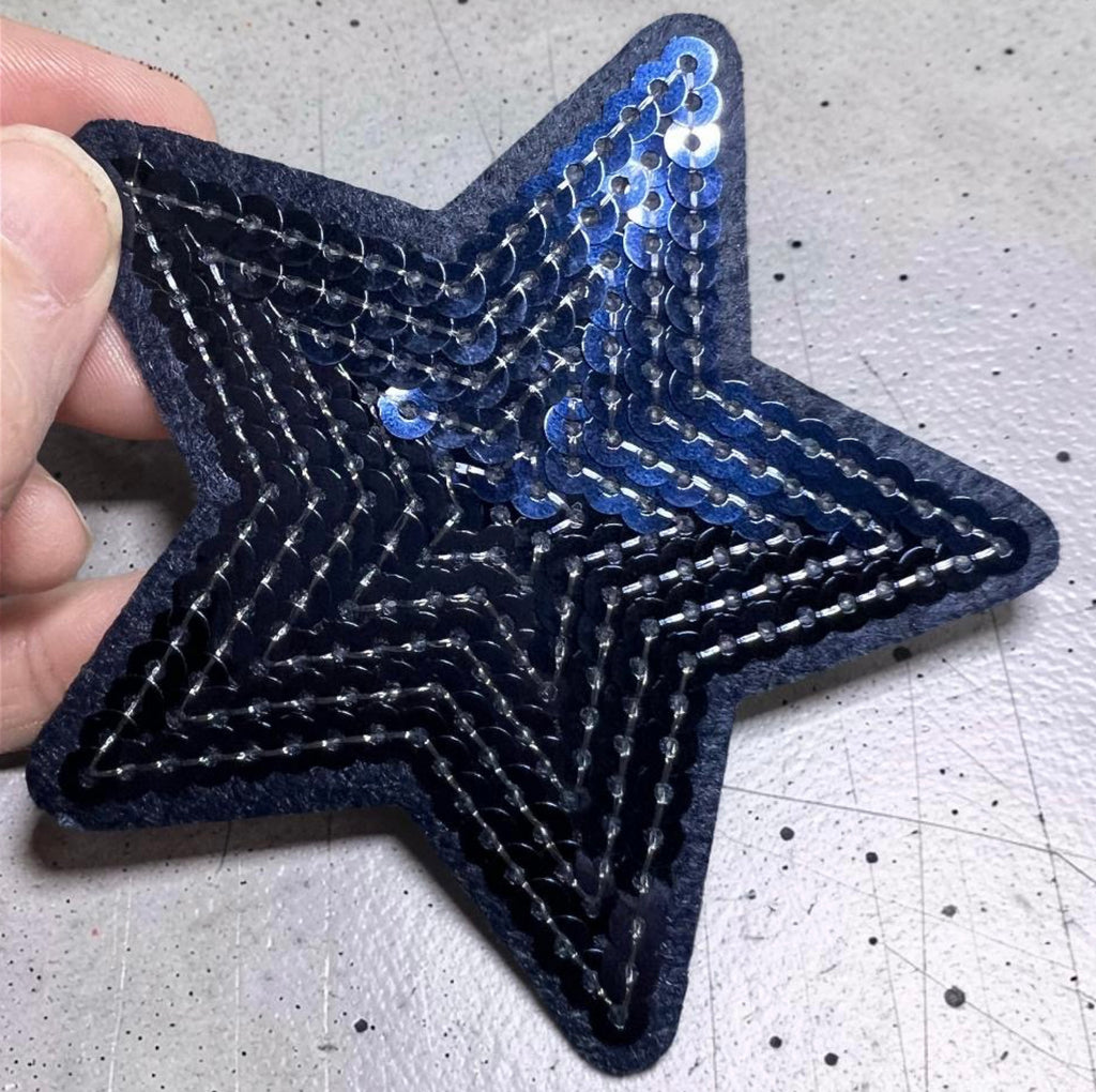 3in sequin star