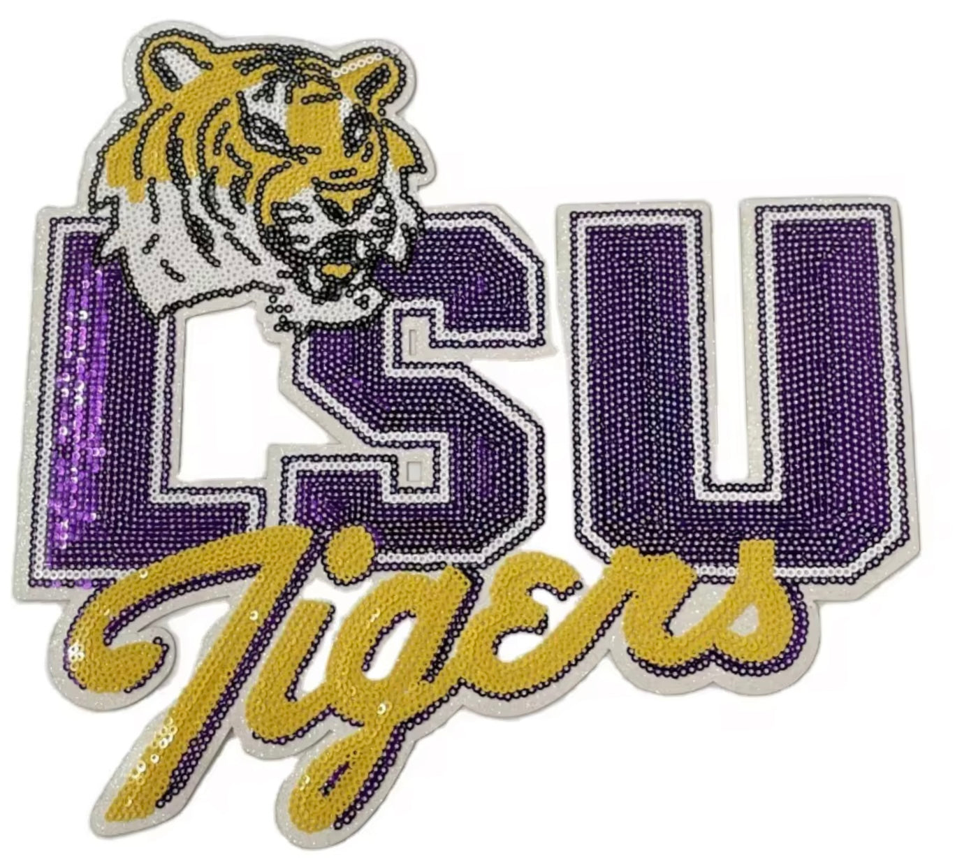 Purple and yellow w/tiger