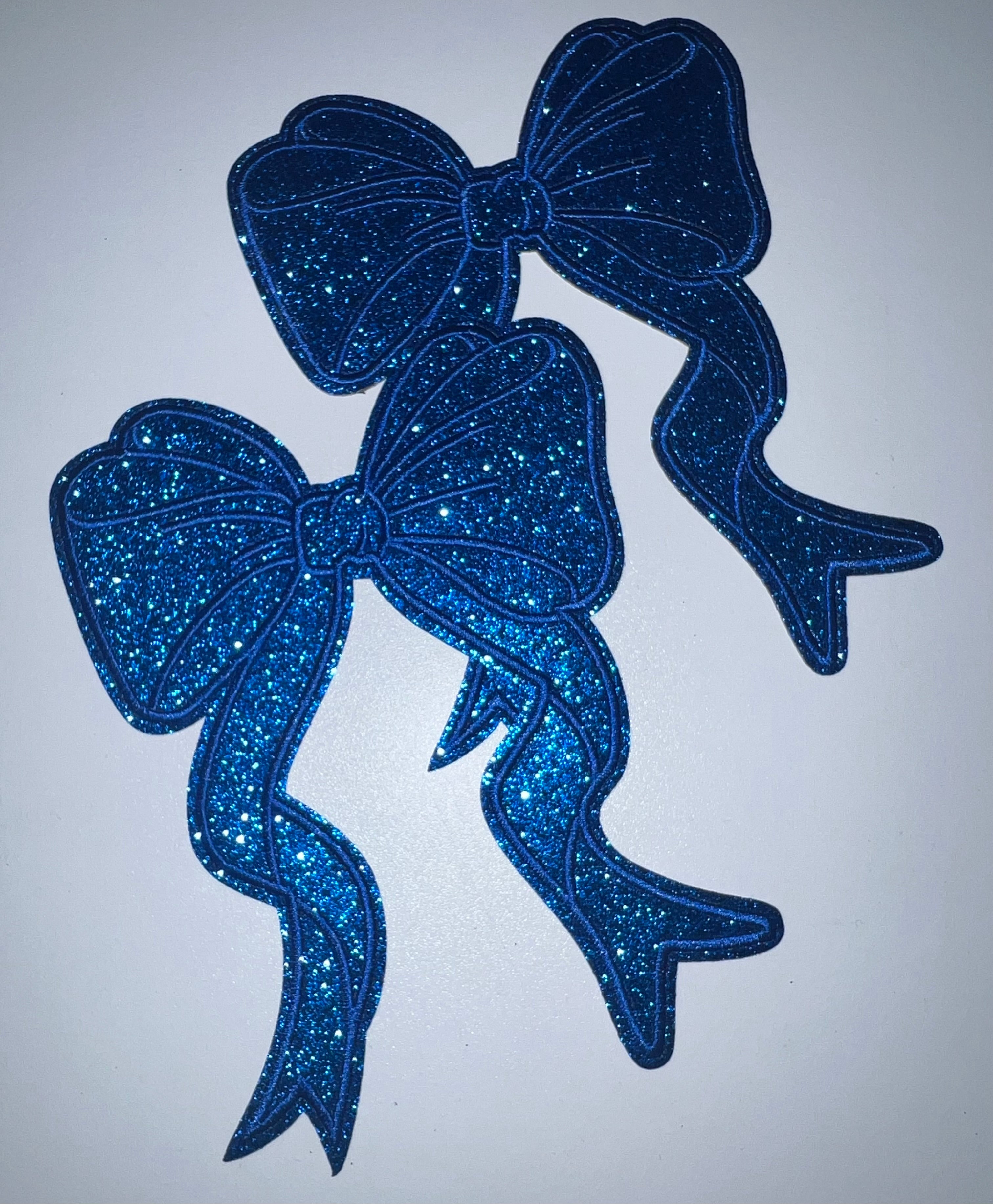 Embroidered side bows
