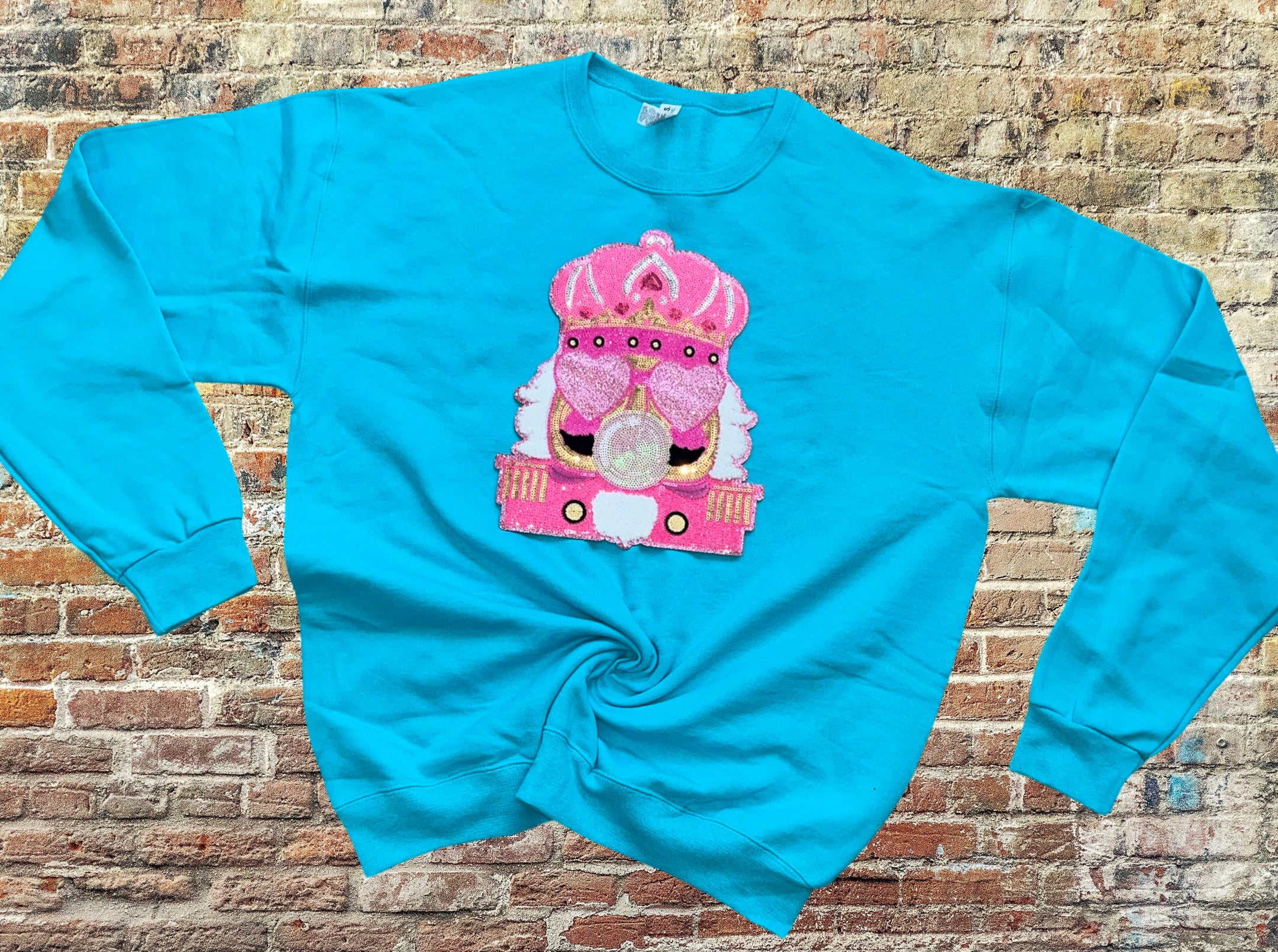 Bubblegum nutcracker crewneck
