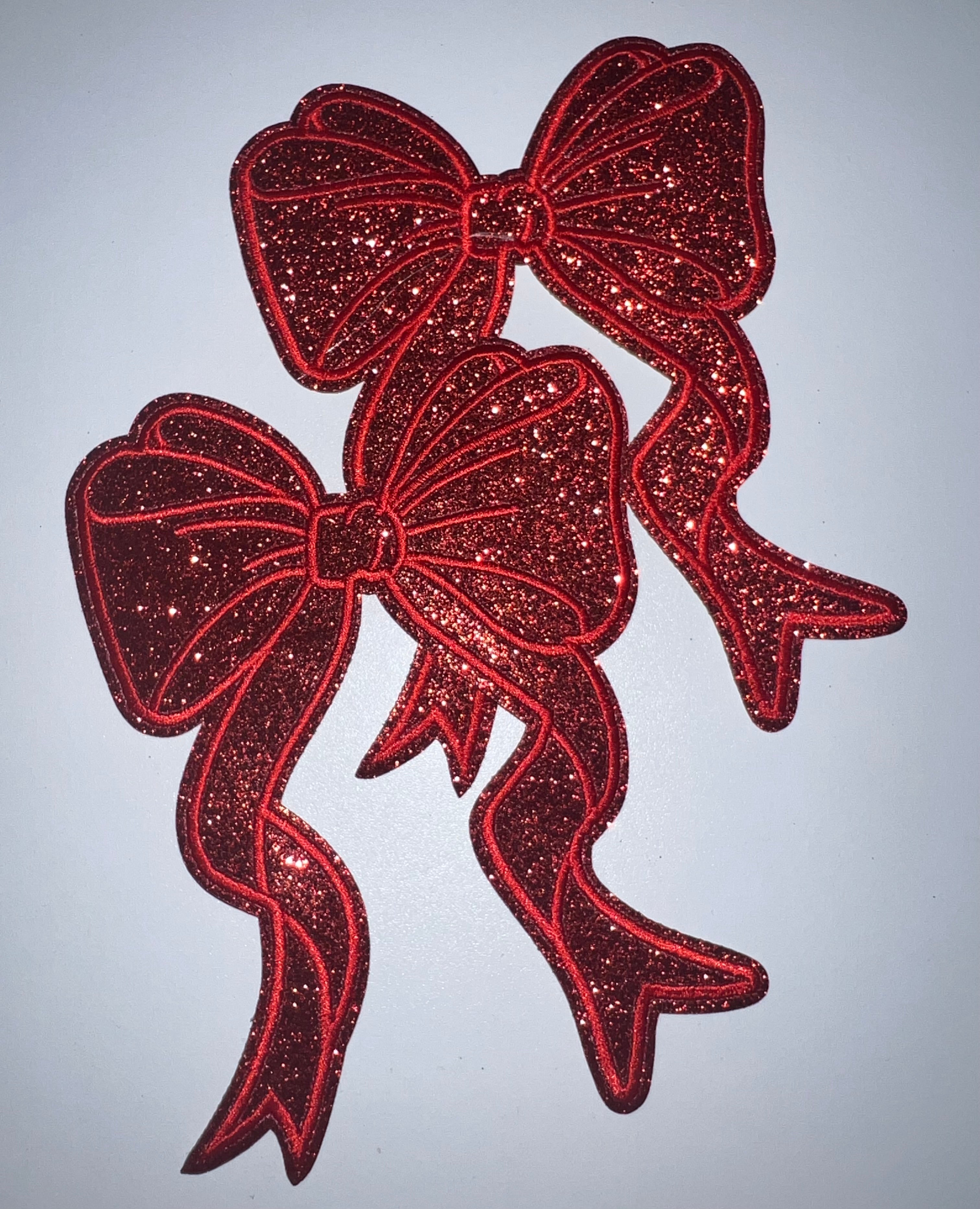 Embroidered side bows