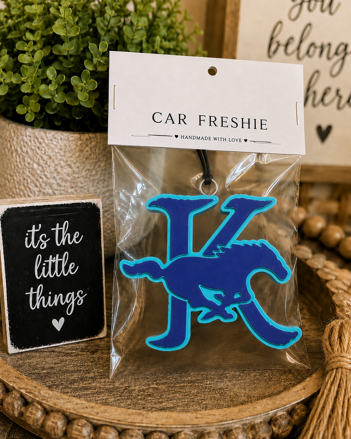 Kingwood Mustangs car freshie