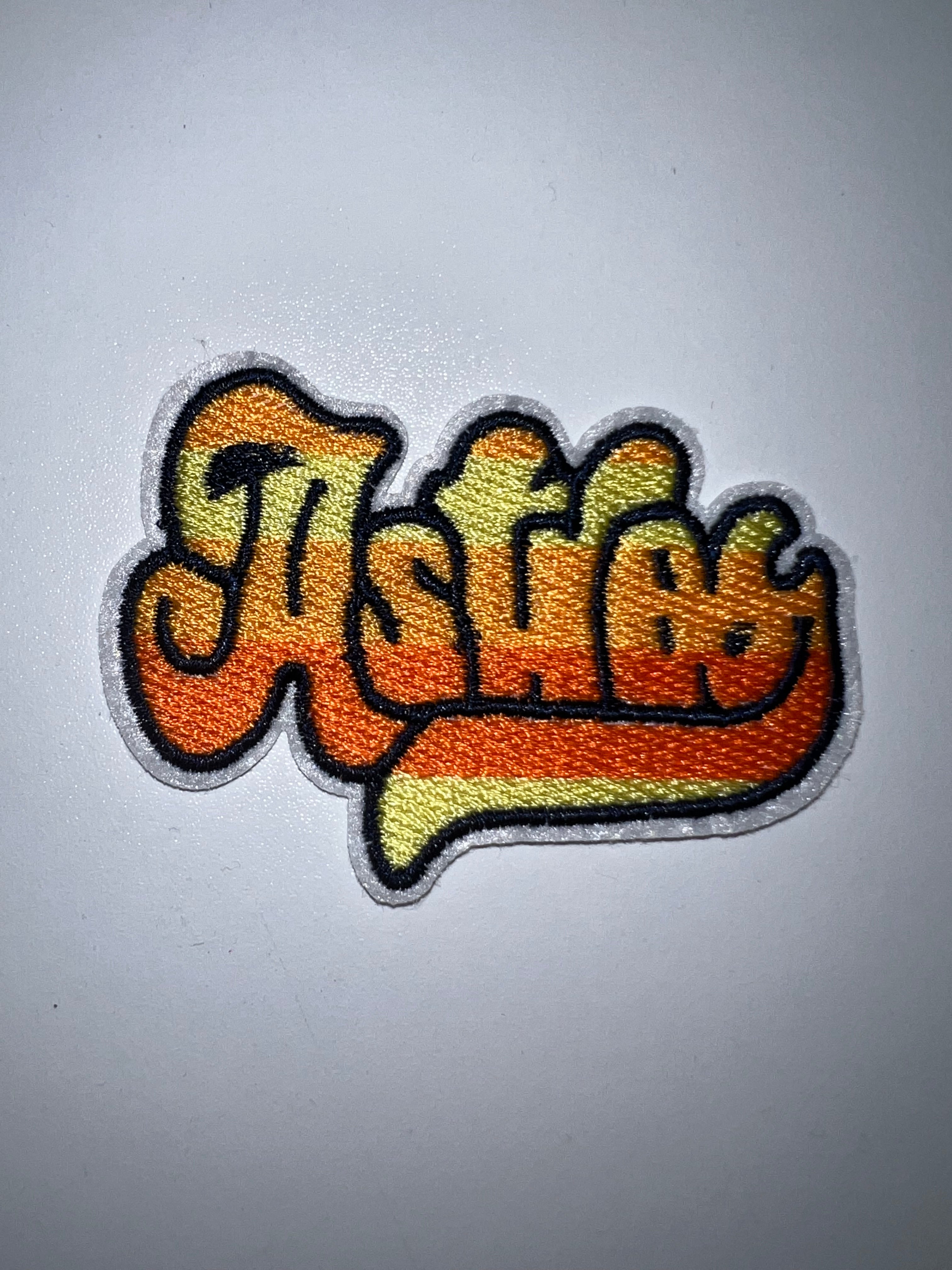 Retro style baseball name