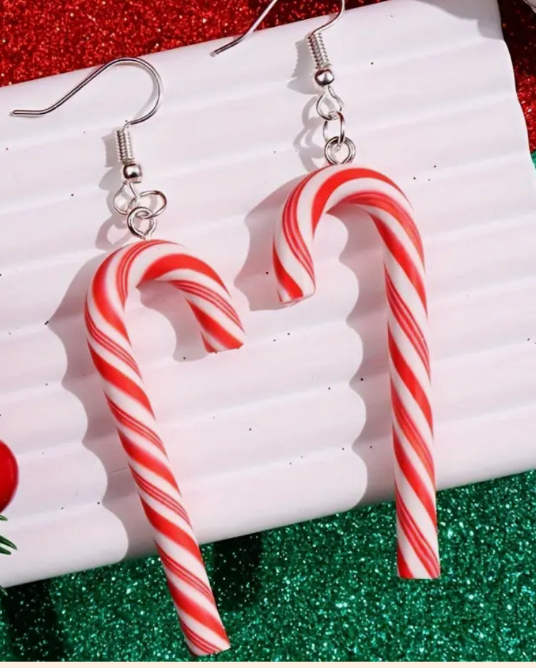 Candy Cane earrings