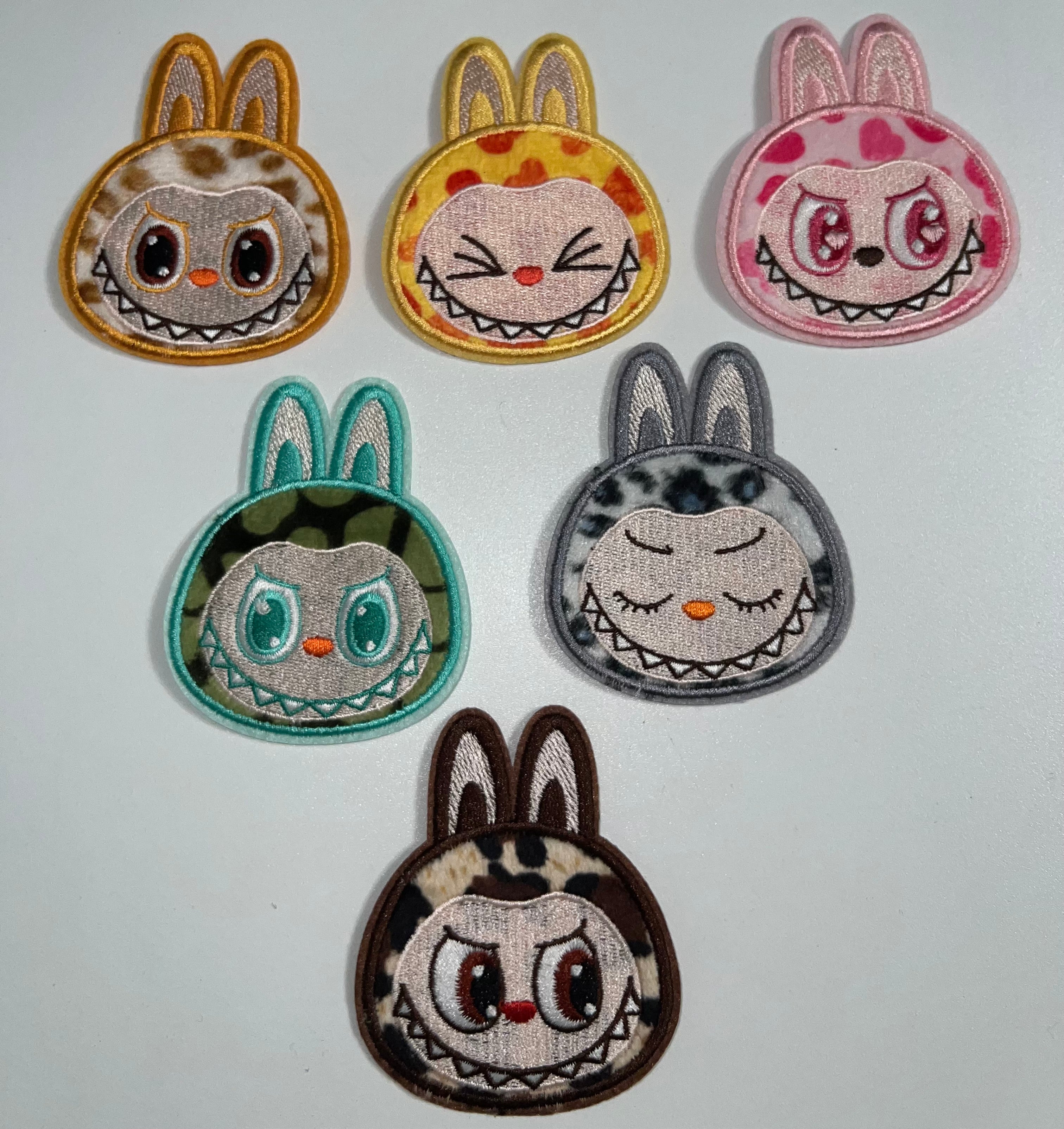 Cute monster heads