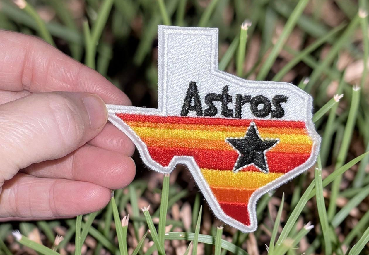 Retro sports patch