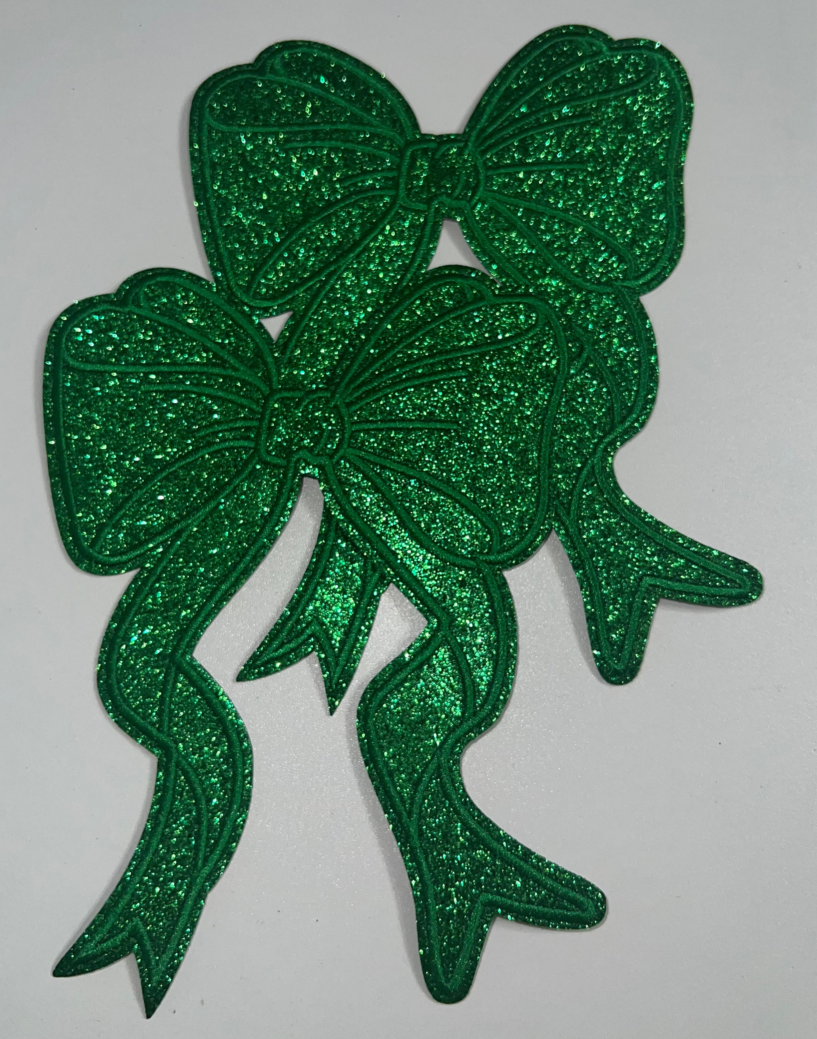 Embroidered side bows