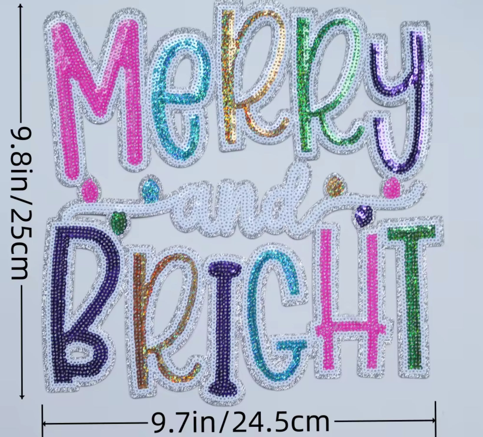 Merry and bright sequins