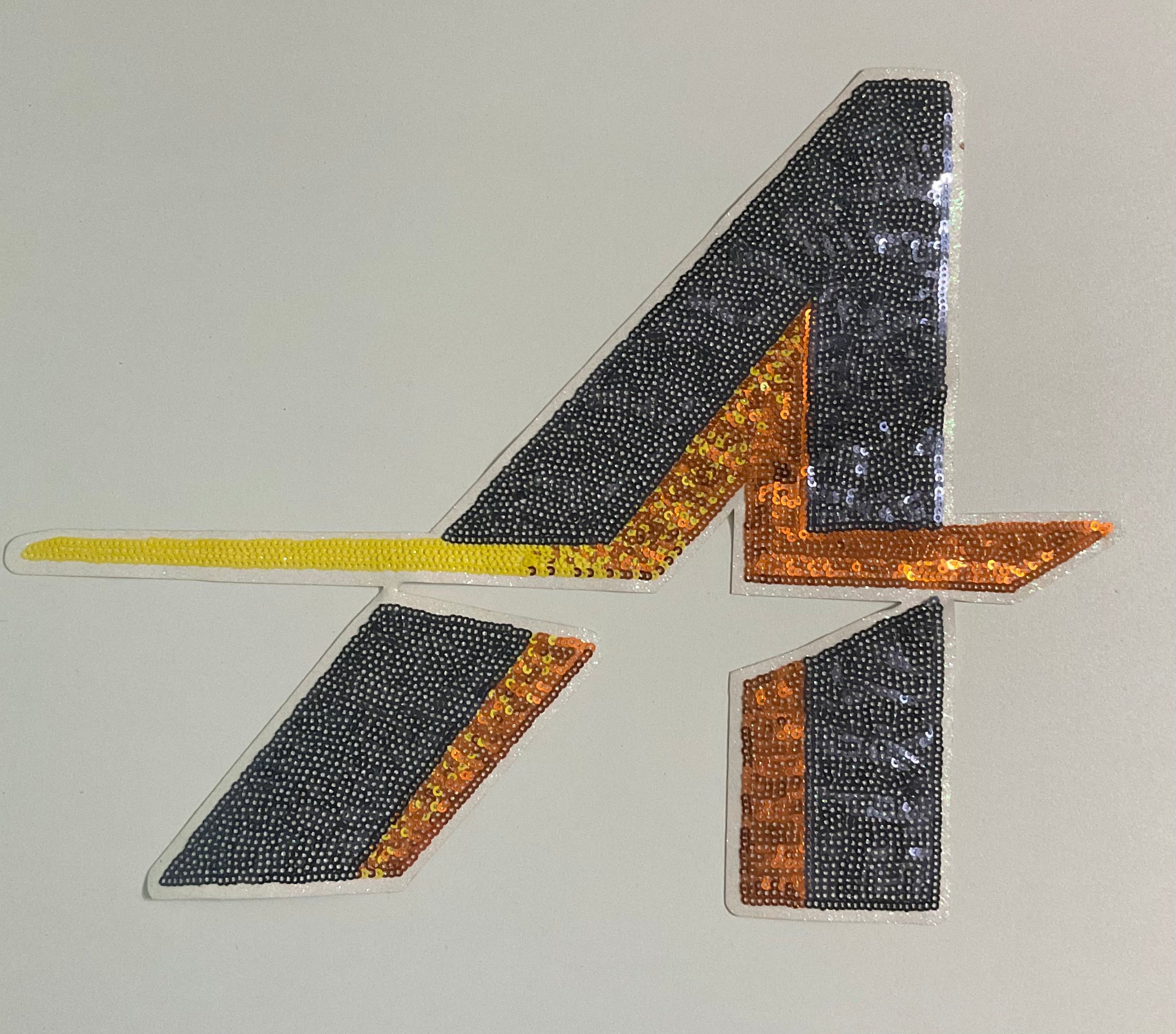 City connect sequin patch