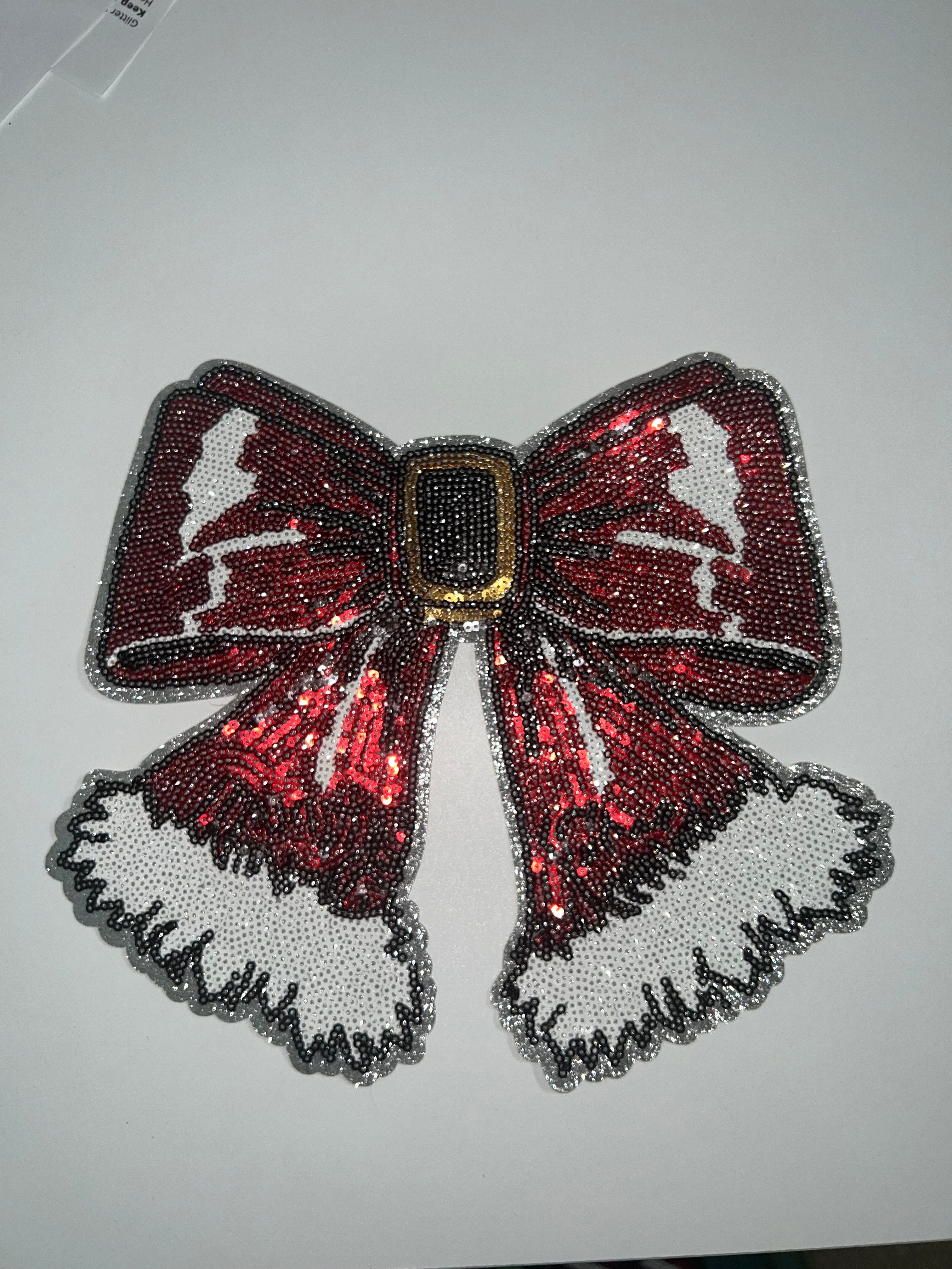 Mrs. Clause bow patch