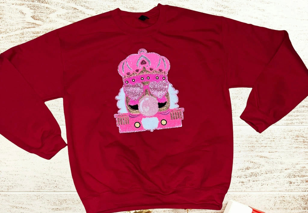 Bubblegum Nutcracker crewneck