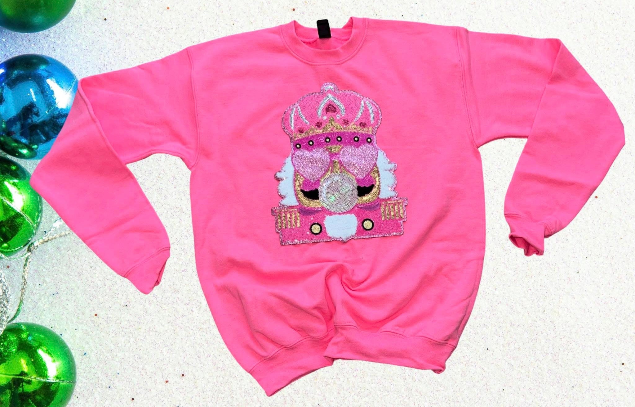 Bubblegum Nutcracker crewneck