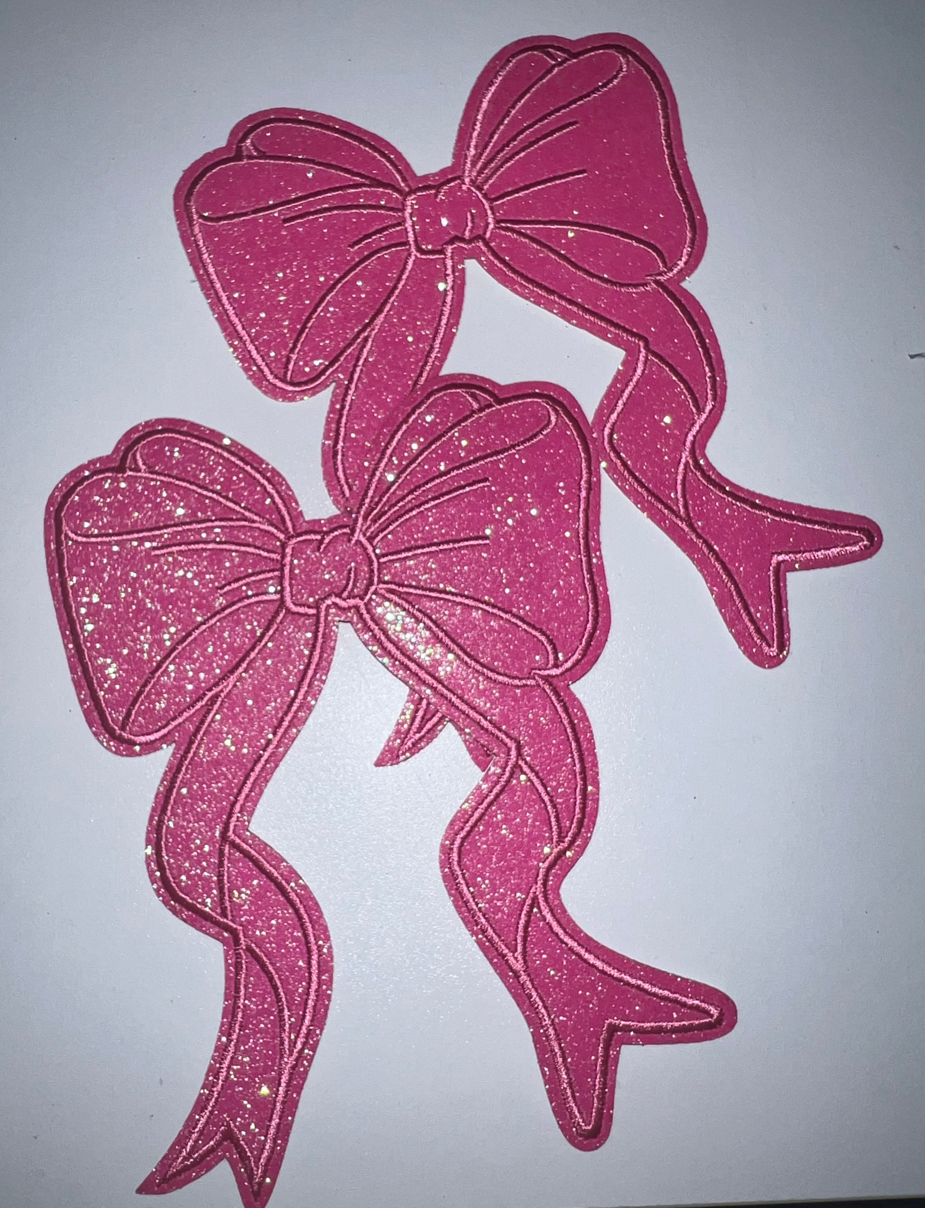 Embroidered side bows
