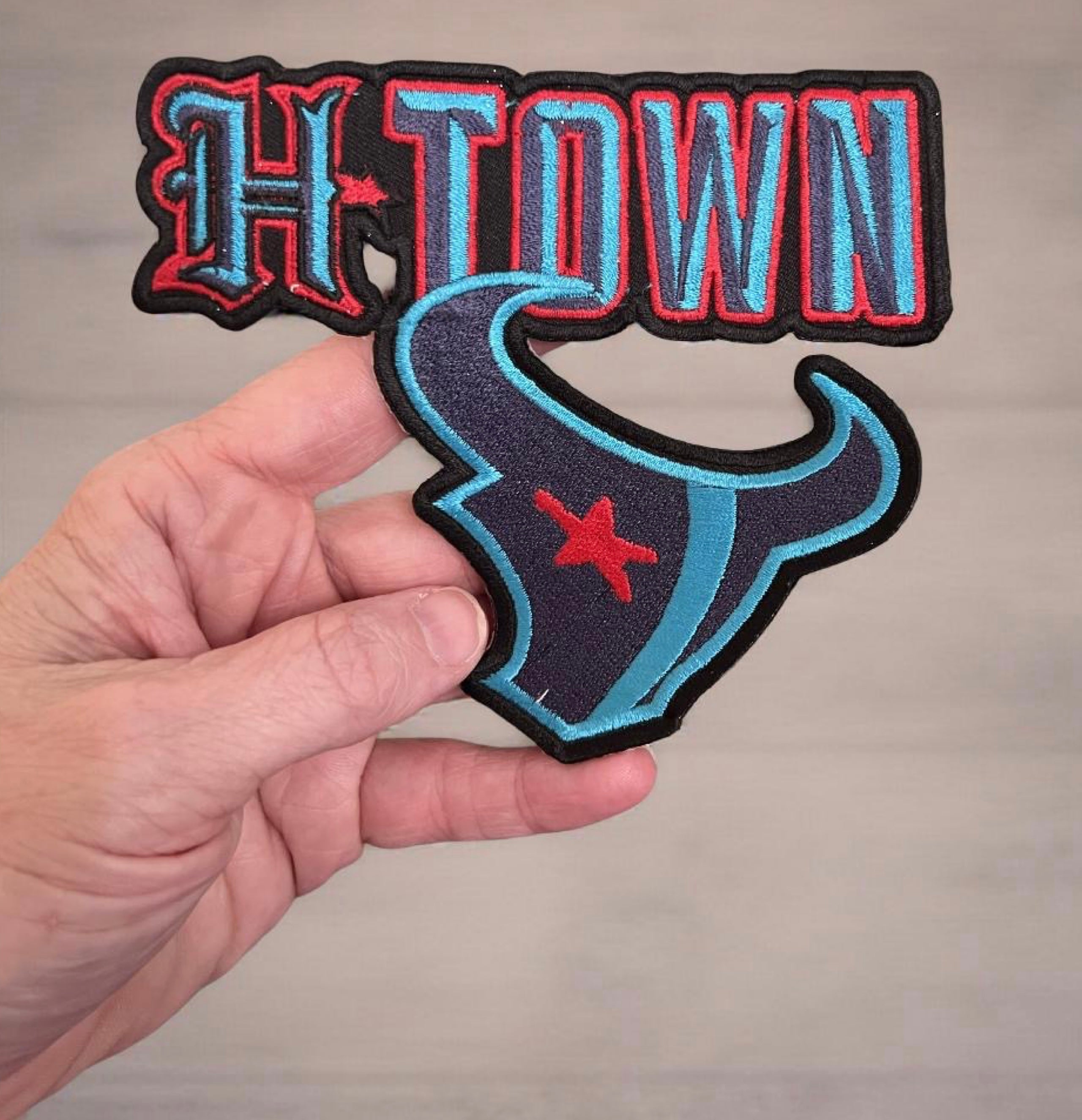 Embroidered sports patch