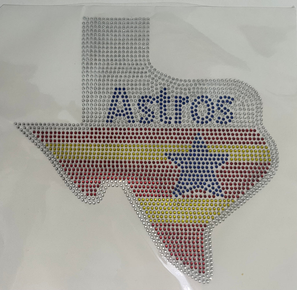 Retro rhinestone transfer
