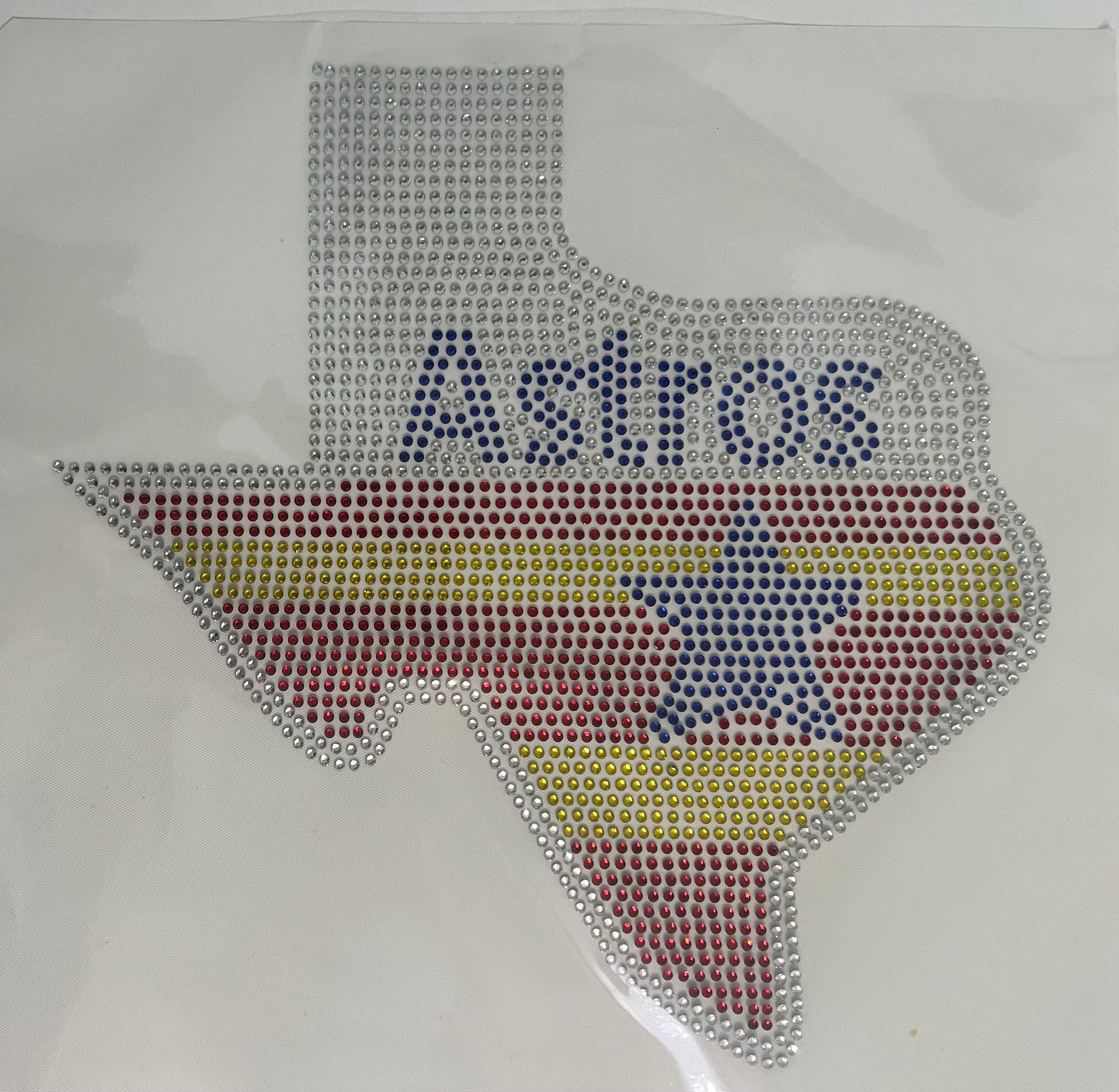 Retro rhinestone transfer
