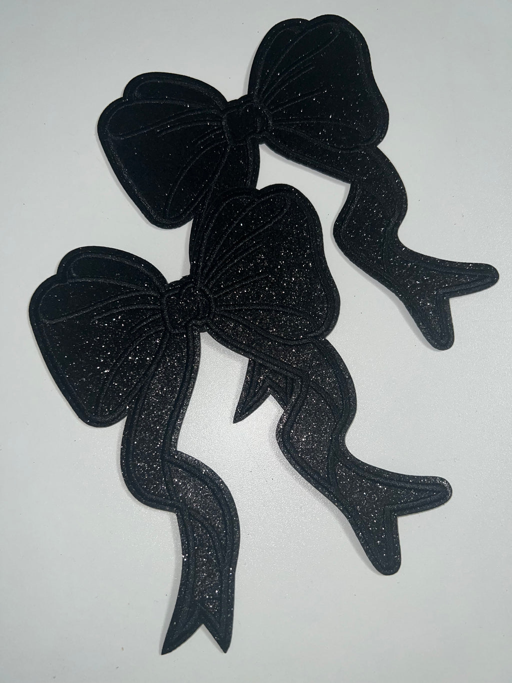Embroidered side bows