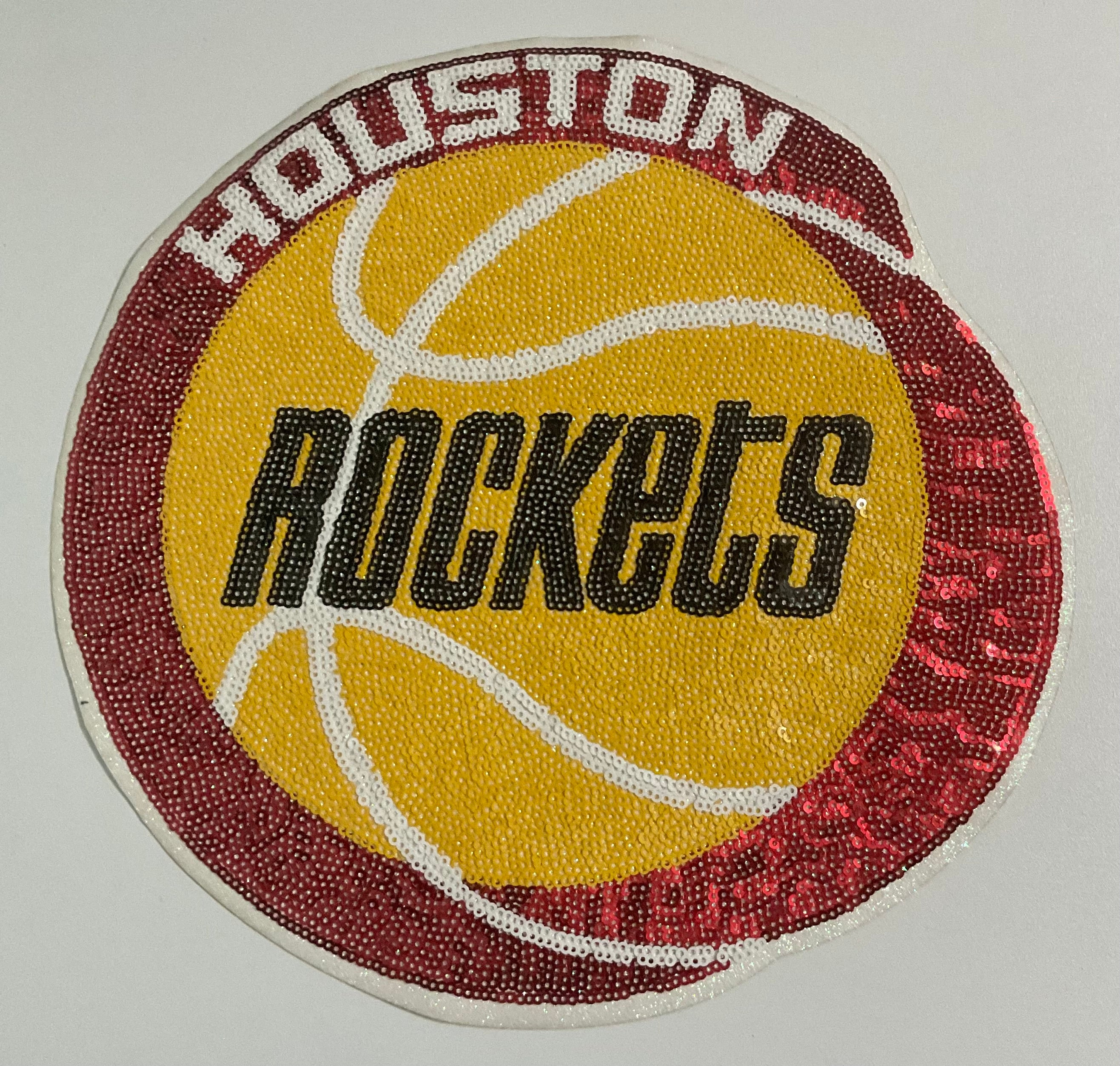 Basketball sequin patch
