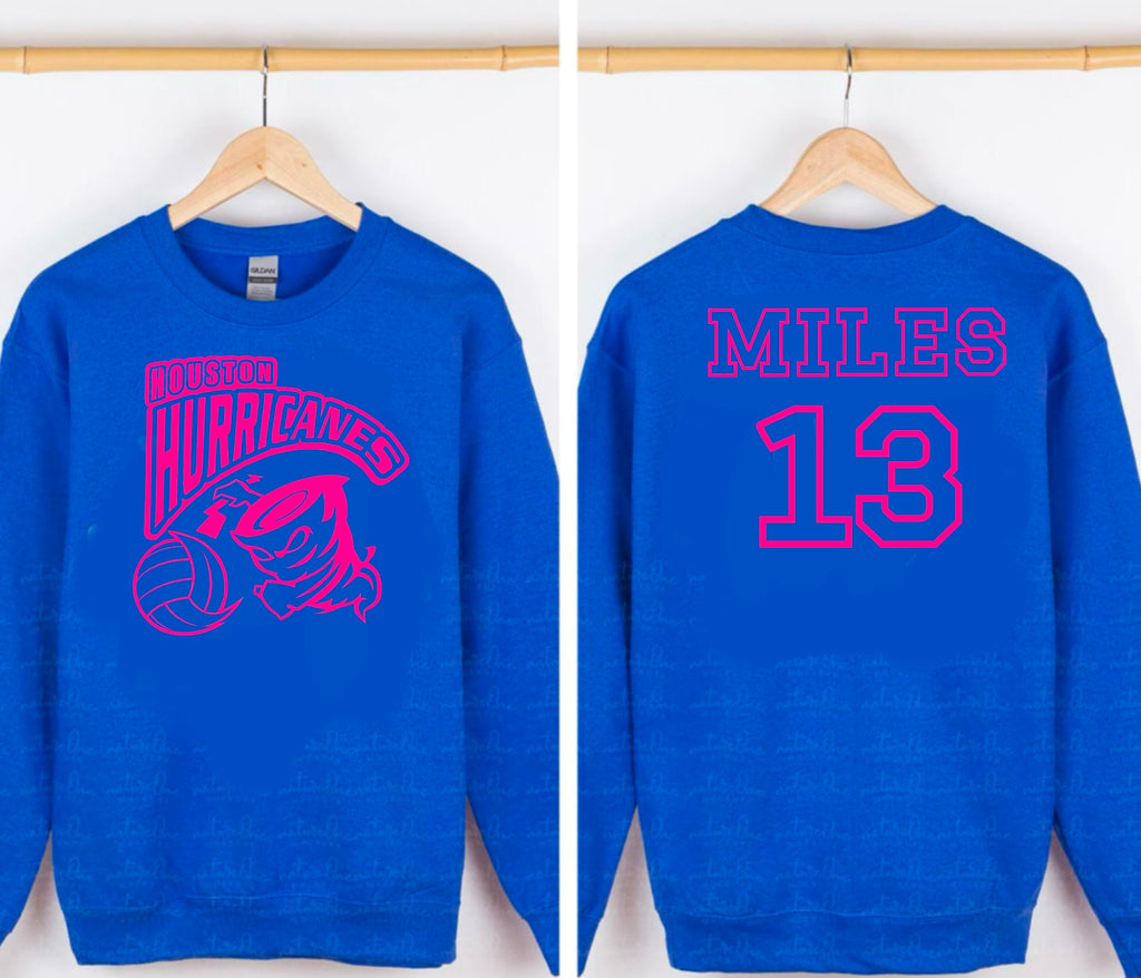 Plus size Houston Hurricanes crewneck