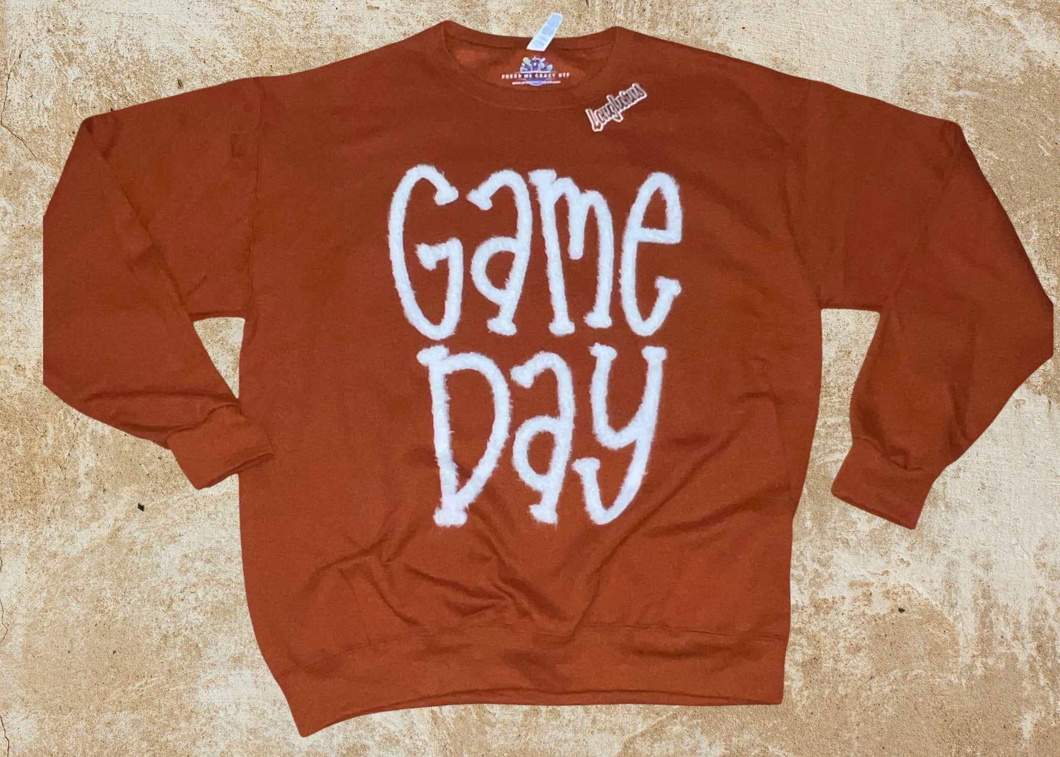 Game day fluffy crewneck