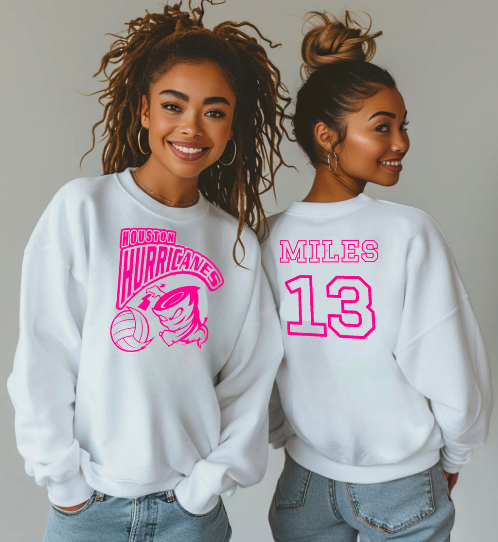 Plus size Houston Hurricanes crewneck