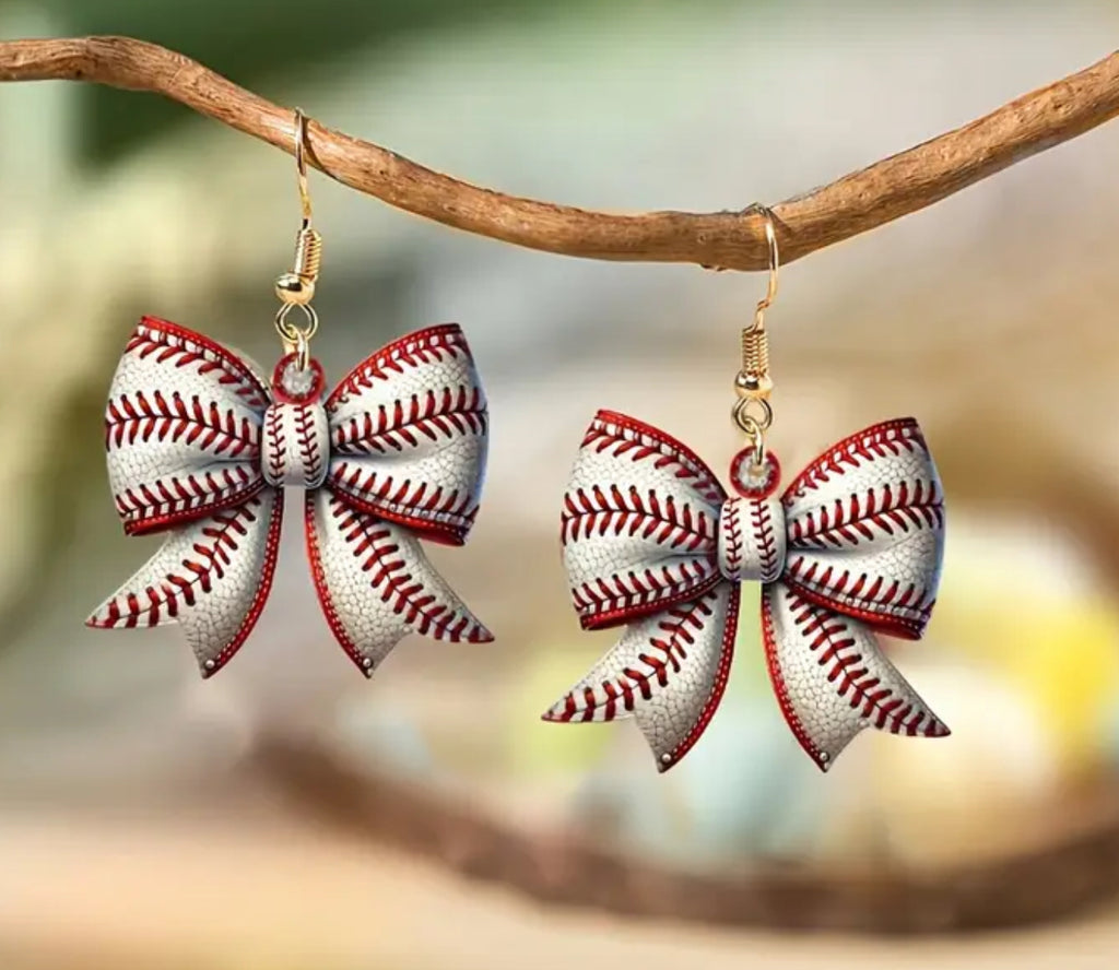 Sports inspired earrings