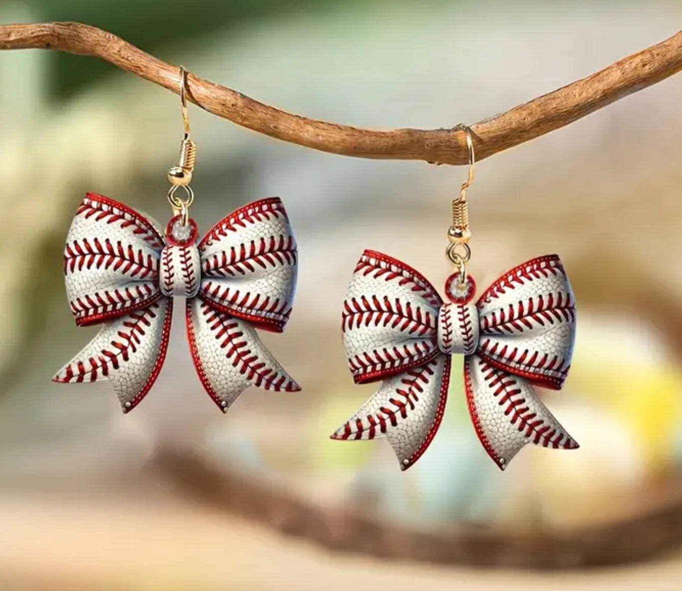 Sports inspired earrings