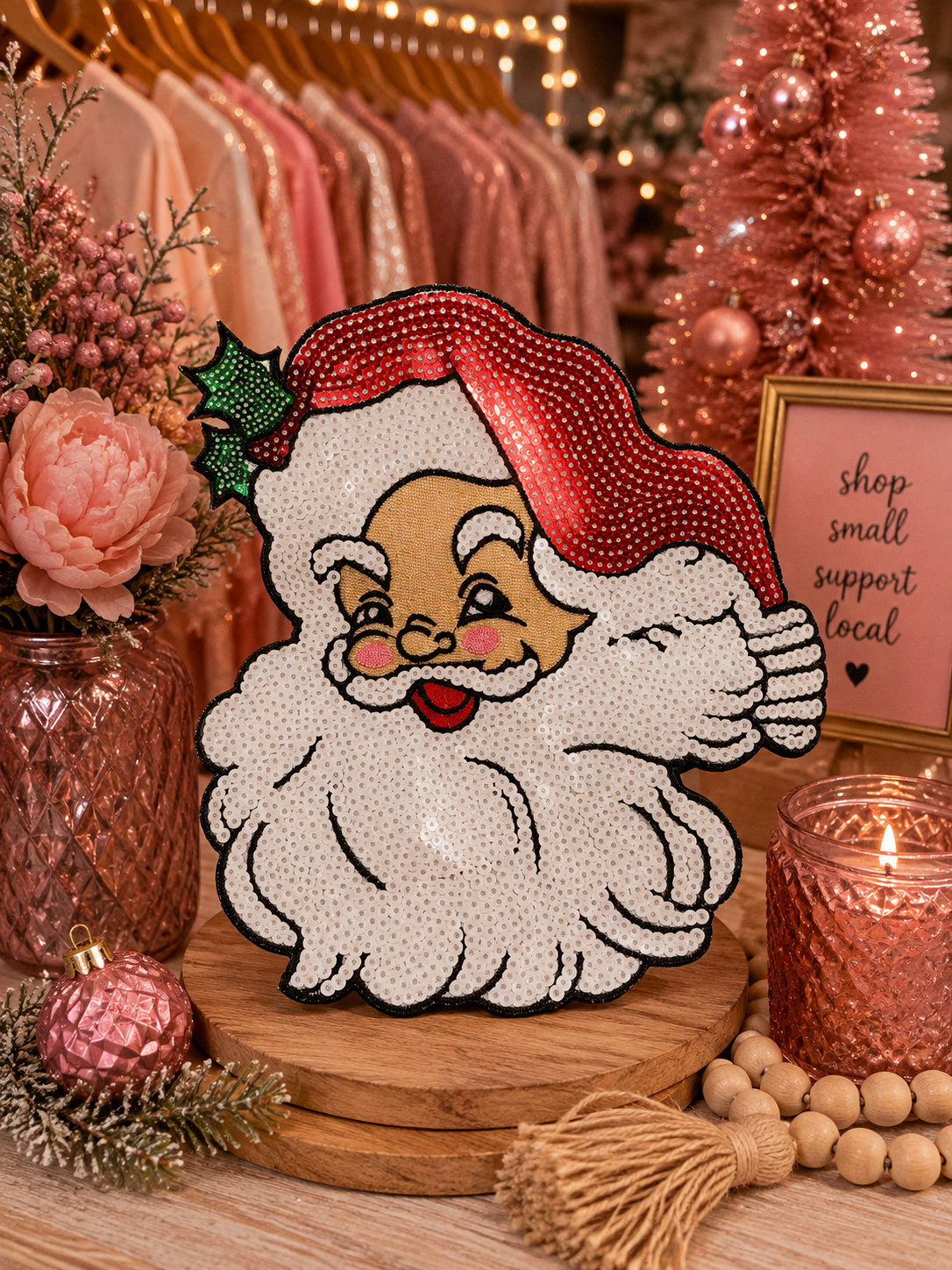 Sequin Santa