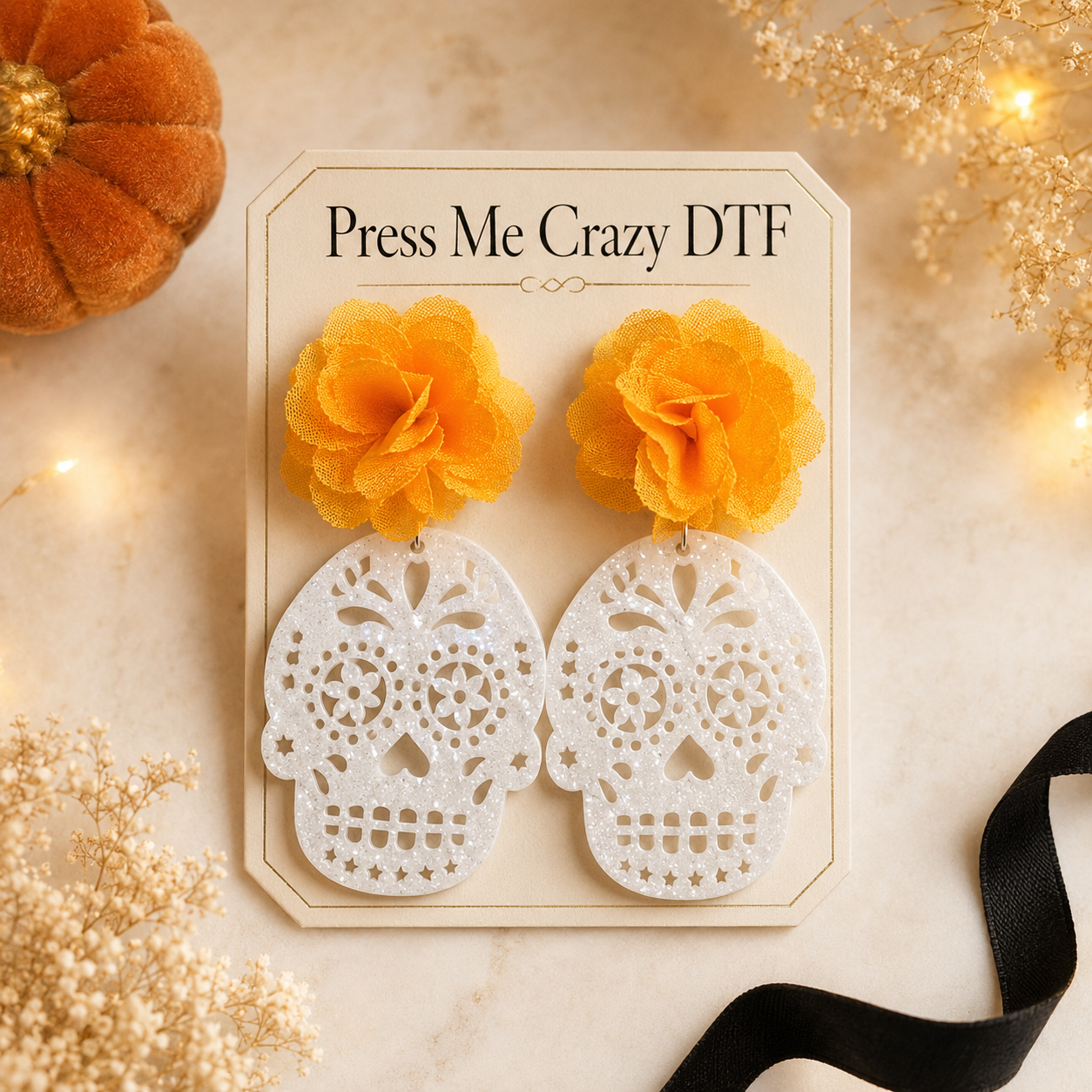 Day of the dead sugar skull