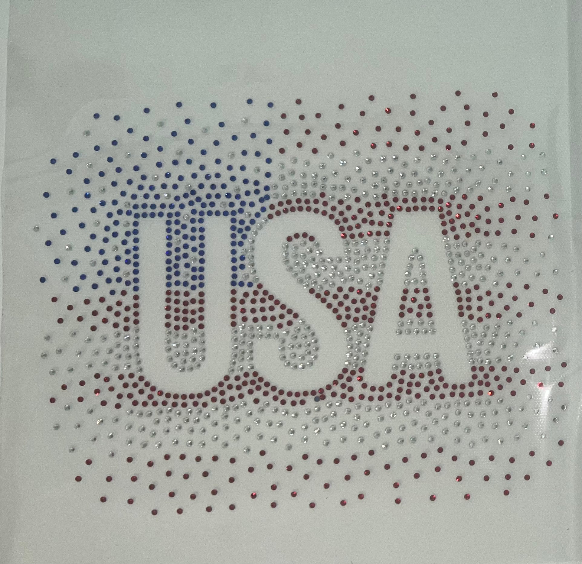 USA rhinestone transfer
