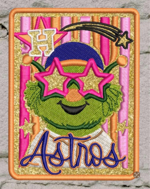 Sports inspired hat patch