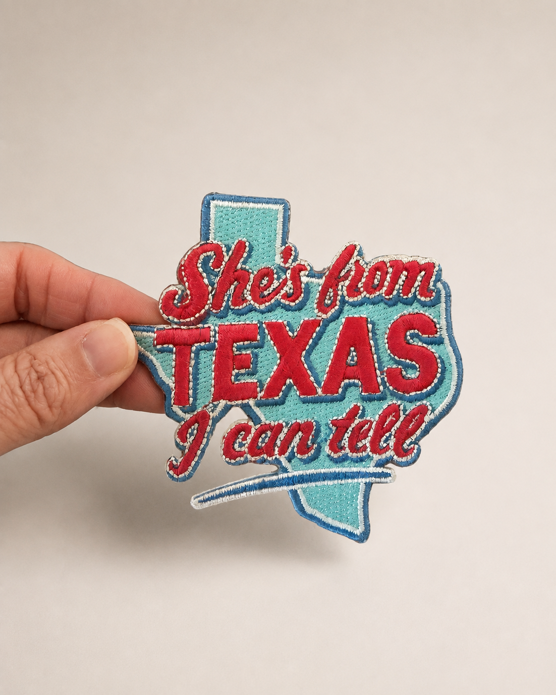 She’s from Texas hat patch