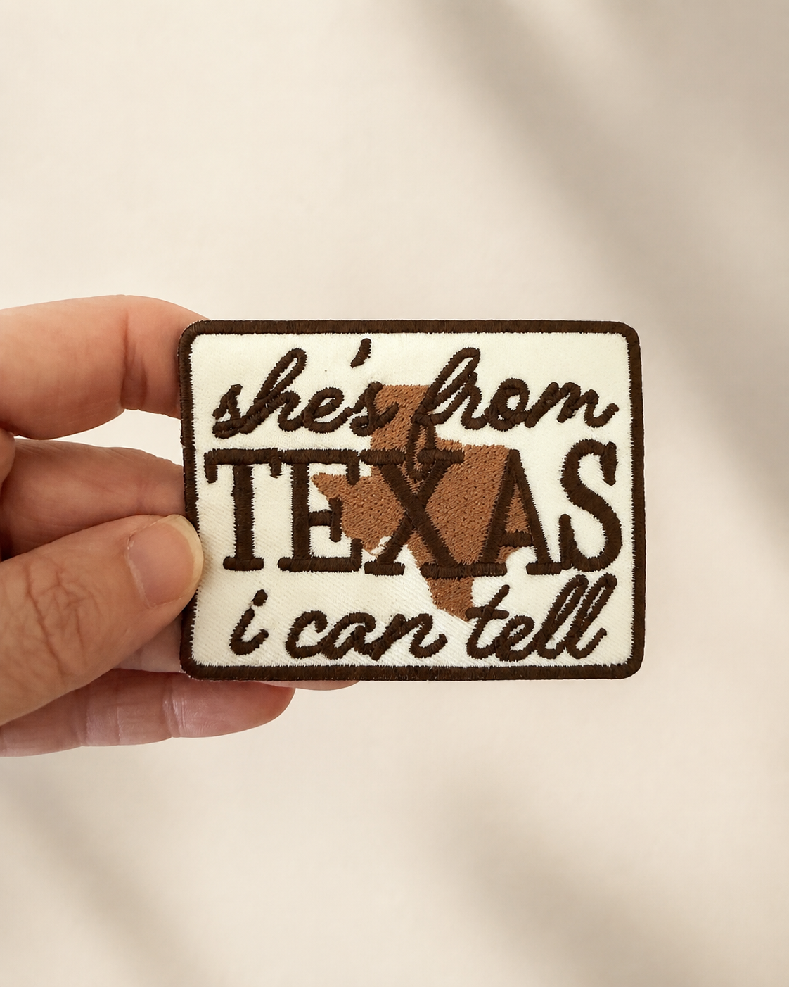 She’s from Texas hat patch