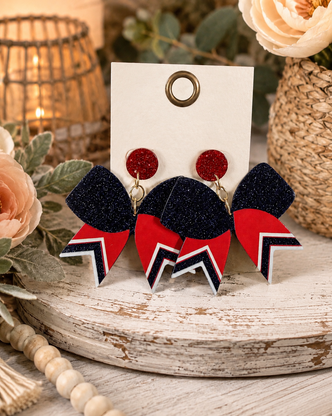 Football inspired bows