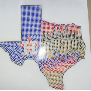 TEXAS RHINESTONE BLING TRANSFER