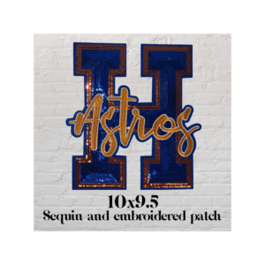 sports sequins patch