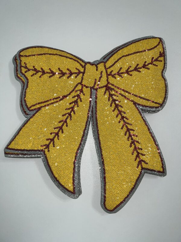 Softball big bow patch