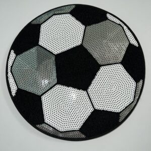 Soccer sequin patch