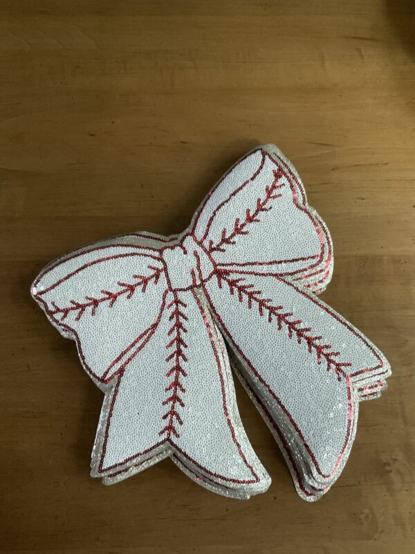 Large baseball bow