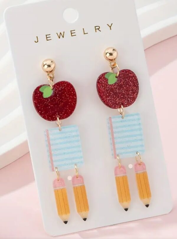 Homework earrings