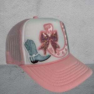Preppy western trucker hat